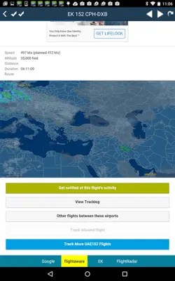 Dubai Airport + Flight Tracker android App screenshot 0