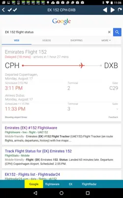 Dubai Airport + Flight Tracker android App screenshot 5