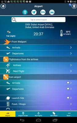 Dubai Airport + Flight Tracker android App screenshot 7